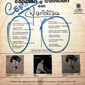 Disco de Vinilo Marielisa - Canción Y Tradición Con Marielisa Vinyl Record