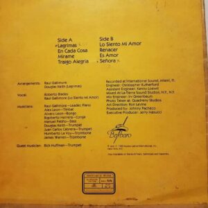 Disco de Vinilo Alegria - Orquesta Inmensidad Vinyl Record