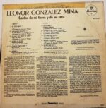 Disco de Vinilo Leonor Gonzales - Cantos De Mi Tierra Y De Mi Raza Vinyl Record