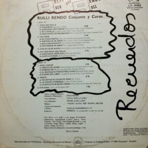 Disco de Vinilo Rulli Rendo - Rock And Roll Vinyl Record