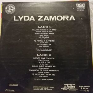 Disco de Vinilo Lyda Zamora - Lyda Zamora Vinyl Record