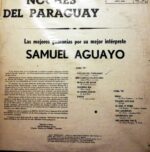 Disco de Vinilo Samuel Aguayo - Noches Del Paraguay Vinyl Record