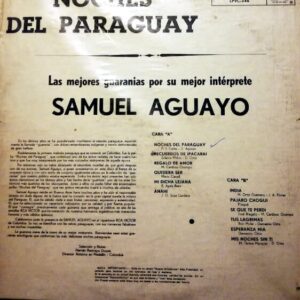 Disco de Vinilo Samuel Aguayo - Noches Del Paraguay Vinyl Record