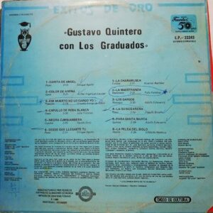 Disco de Vinilo Gustavo Quintero - Exitos De Oro Vinyl Record