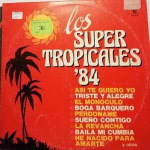 Disco de Vinilo Varios - Los Super Tropicales 84 Vinyl Record