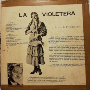 Disco de Vinilo Esmeralda Con La Orquesta De Antonio Escobar - La Violetera Vinyl Record