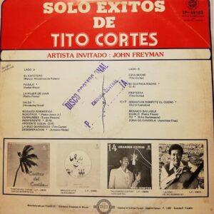 Disco de Vinilo Tito Cortes - Solo Exitos De Tito Cortes Vinyl Record