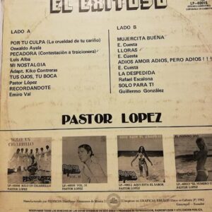Disco de Vinilo Pastor Lopez - El Exitoso Vinyl Record