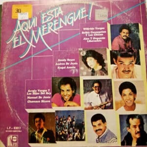 Disco de Vinilo Varios - Aquí Esta El Merengue Vinyl Record