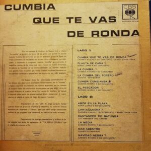 Disco de Vinilo Varios - Cumbia Que Te Vas De Ronda Vinyl Record