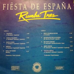 Disco de Vinilo Rumba Tres - Fiesta De España Vinyl Record