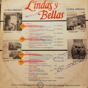 Disco de Vinilo Varios - Lindas Y Bellas Vinyl Record