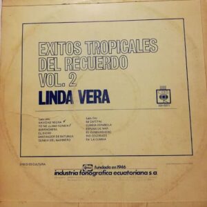 Disco de Vinilo Linda Vera - Exitos Tropicales Del Recuerdo Vol 2 Vinyl Record