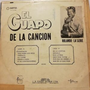 Disco de Vinilo Rolando La Serie - El Guapo De La Cancion Vinyl Record