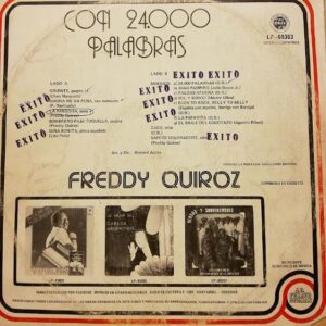 Disco de Vinilo Freddy Quiroz - Con 24000 Palabras Vinyl Record
