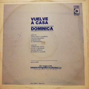 Disco de Vinilo Dominica - Vuelve A Casa Vinyl Record