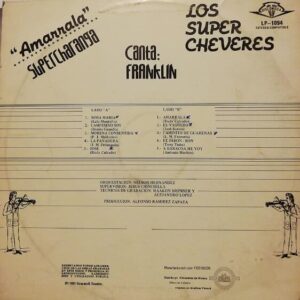 Disco de Vinilo Los Super Cheveres - Amarrala Vinyl Record
