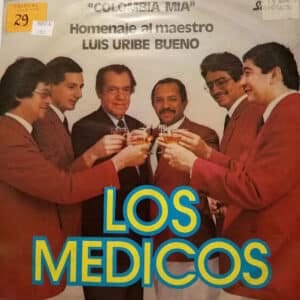 Disco de Vinilo Los Medicos - Colombia Mia Homenaje Al Maestro Luis Uribe Bueno Vinyl Record