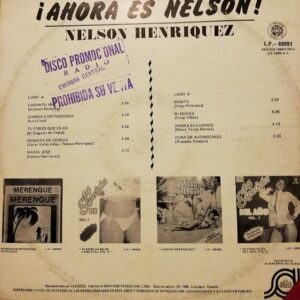 Disco de Vinilo Nelson Henriquez - Ahora Es Nelson Vinyl Record