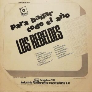 Disco de Vinilo Los Rebeldes - Para Bailar Todo El Año Vinyl Record