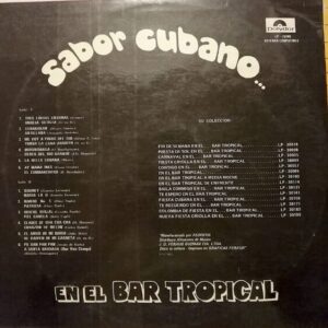 Disco de Vinilo Don Mauro Y His Caribbean - Sabor Cubano En El Bar Tropical Vinyl Record