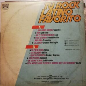 Disco de Vinilo Varios - Tu Rock Latino Favorito Vinyl Record