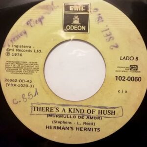 Disco de Vinilo Herman's Hermits - No Milk Today / There's A Kind Of Hush Vinyl Record