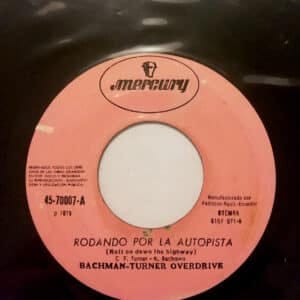 Disco de Vinilo Backman-Turner Overdrive - Roll On Down The Highway / Sladgehammer Vinyl Record