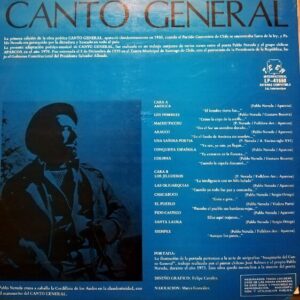 Disco de Vinilo Mares Gonzalez - Canto General De Pablo Neruda Vinyl Record