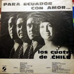 Disco de Vinilo Los 4 De Chile - Para Ecuador Con Amor Vinyl Record