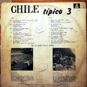 Disco de Vinilo Varios - Chile Tipico Vol. 3 Vinyl Record
