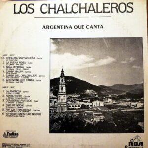 Disco de Vinilo Los Chalchaleros - Argentina Que Canta Vinyl Record