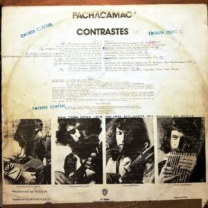Disco de Vinilo Pachacamac - Contrastes Vinyl Record