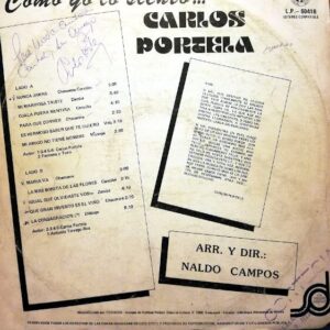 Disco de Vinilo Carlos Portela - Como Yo Lo Siento Vinyl Record