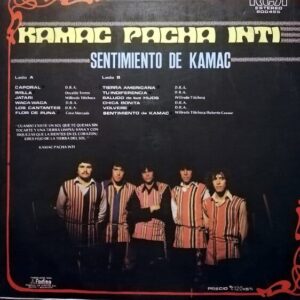 Disco de Vinilo Kamac Pacha Inti - Sentimientos De Kamac Vinyl Record