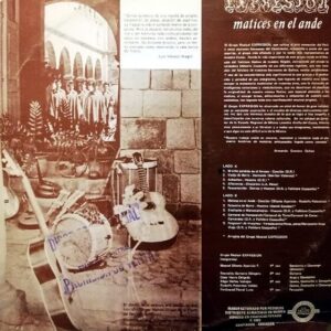 Disco de Vinilo Expresión  - Matices En El Ande Vinyl Record
