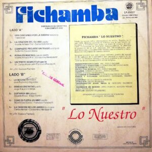 Disco de Vinilo Fichamba - Lo Nuestro Vinyl Record
