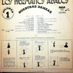 Disco de Vinilo Los Hermanos Abalos - Nuestras Danzas Vo. 1 Vinyl Record