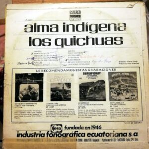 Disco de Vinilo Los Quichuas - Alma Indígena Vinyl Record