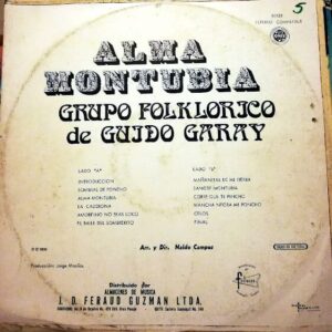 Disco de Vinilo Grupo Folklórico De Guido Garay - Alma Montubia Vinyl Record