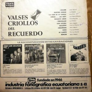 Disco de Vinilo Varios - Valses Del Recuerdo Vinyl Record