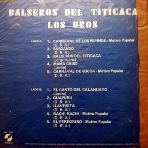 Disco de Vinilo Los Uros Del Titi Caca - Balseros Del Titi Caca Vinyl Record