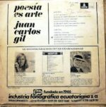 Disco de Vinilo Juan Carlos Jil  - Poesia Es Arte Vinyl Record