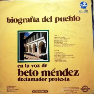 Disco de Vinilo Beto Mendez - Biografía Del Pueblo Vinyl Record