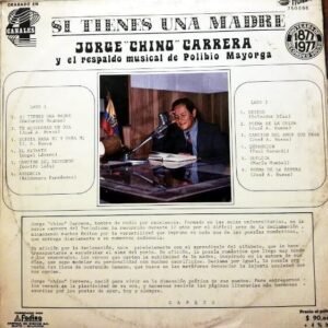 Disco de Vinilo Jorge Carrera - Si Tienes Una Madre Vinyl Record