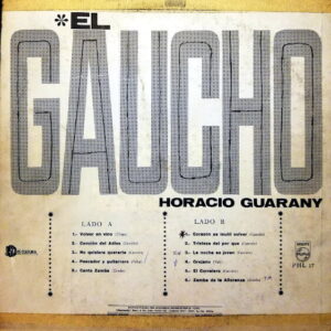 Disco de Vinilo Horacio Guarany - El Gaucho Vinyl Record