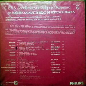 Disco de Vinilo Academicos Do Salgueiro - Os Maiores Sambas-enredo De Todos Os Tempos Vinyl Record