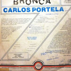 Disco de Vinilo Carlos Portela - Bronca Vinyl Record