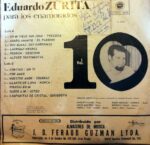 Disco de Vinilo Eduardo Zurita - Para los enamorados Vinyl Record