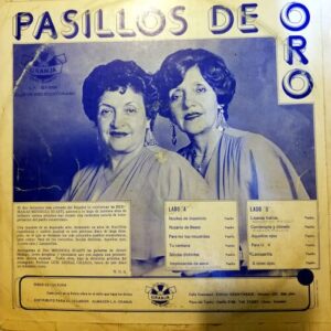 Disco de Vinilo Hermanas Mendoza – Suasti - Pasillos de Oro Vinyl Record